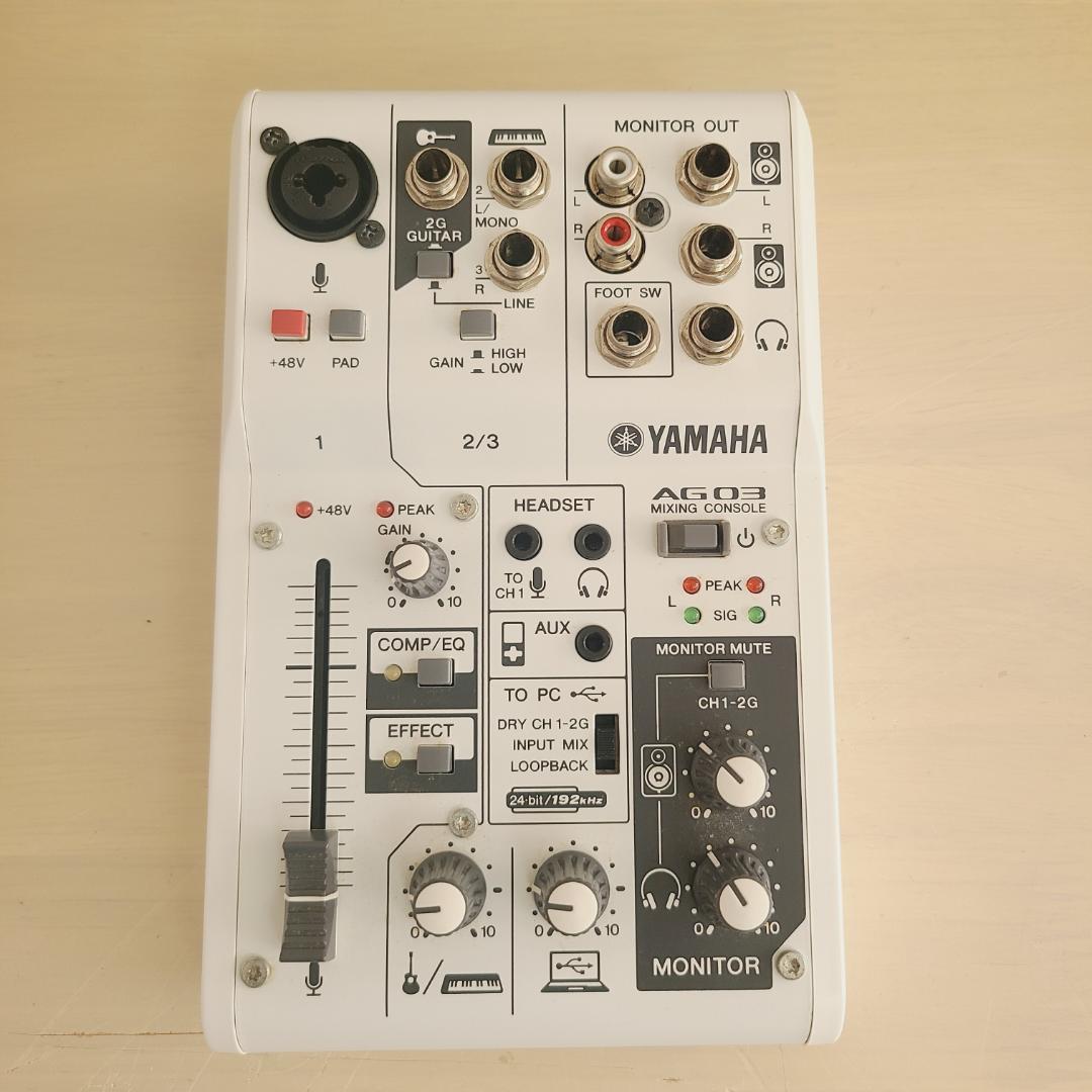 ヤマハ YAMAHA AG03 ミキシングコンソール