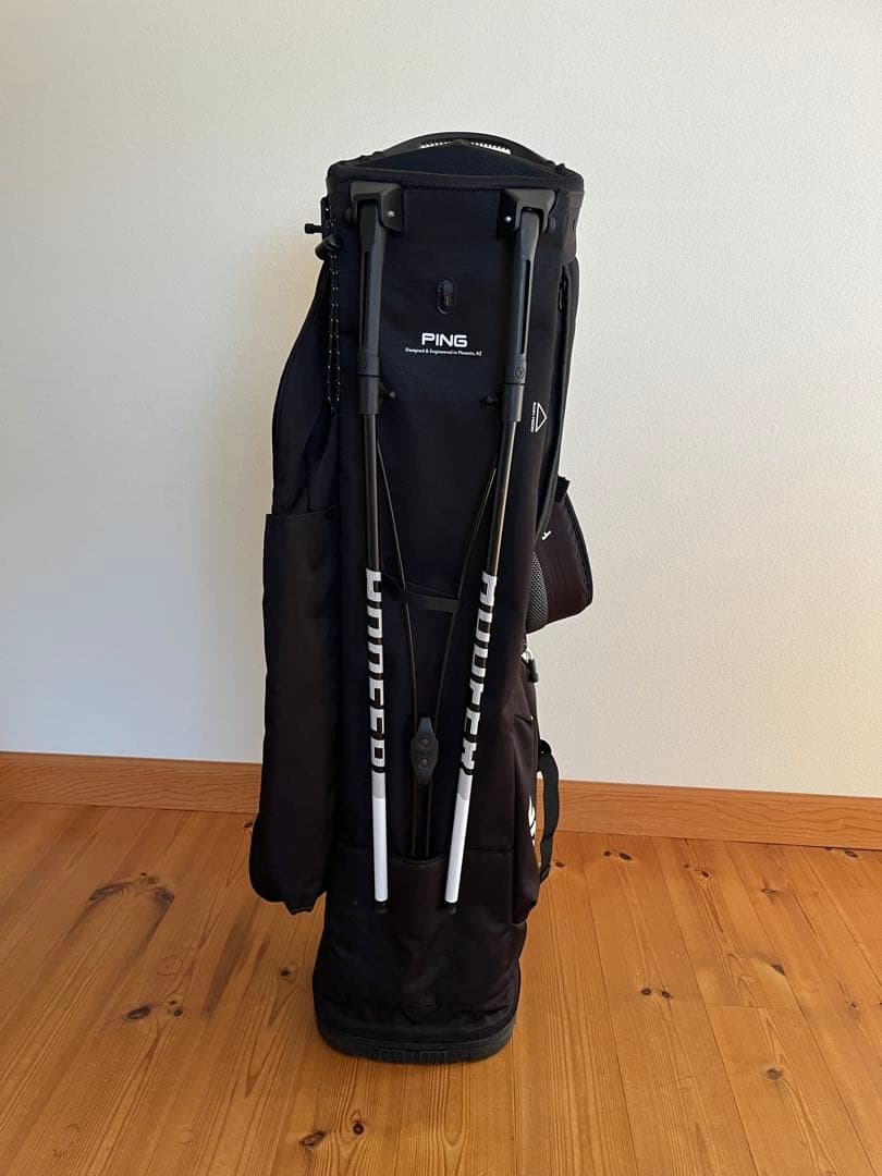 PING HOOFER LITE ピン キャディバッグ ブラック スタンド付き