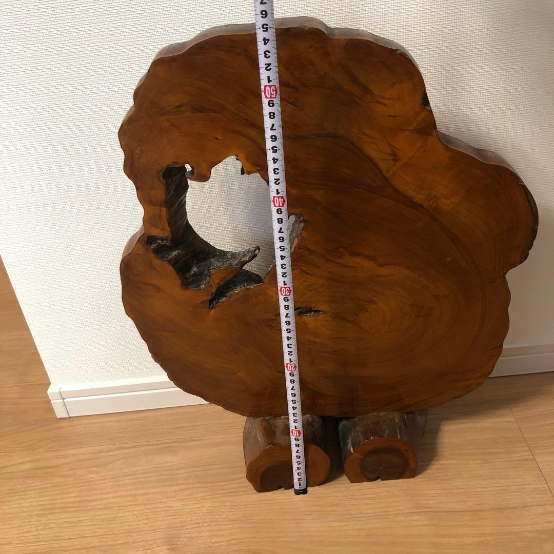 衝立　自然木一枚板の衝立　置物　骨董品