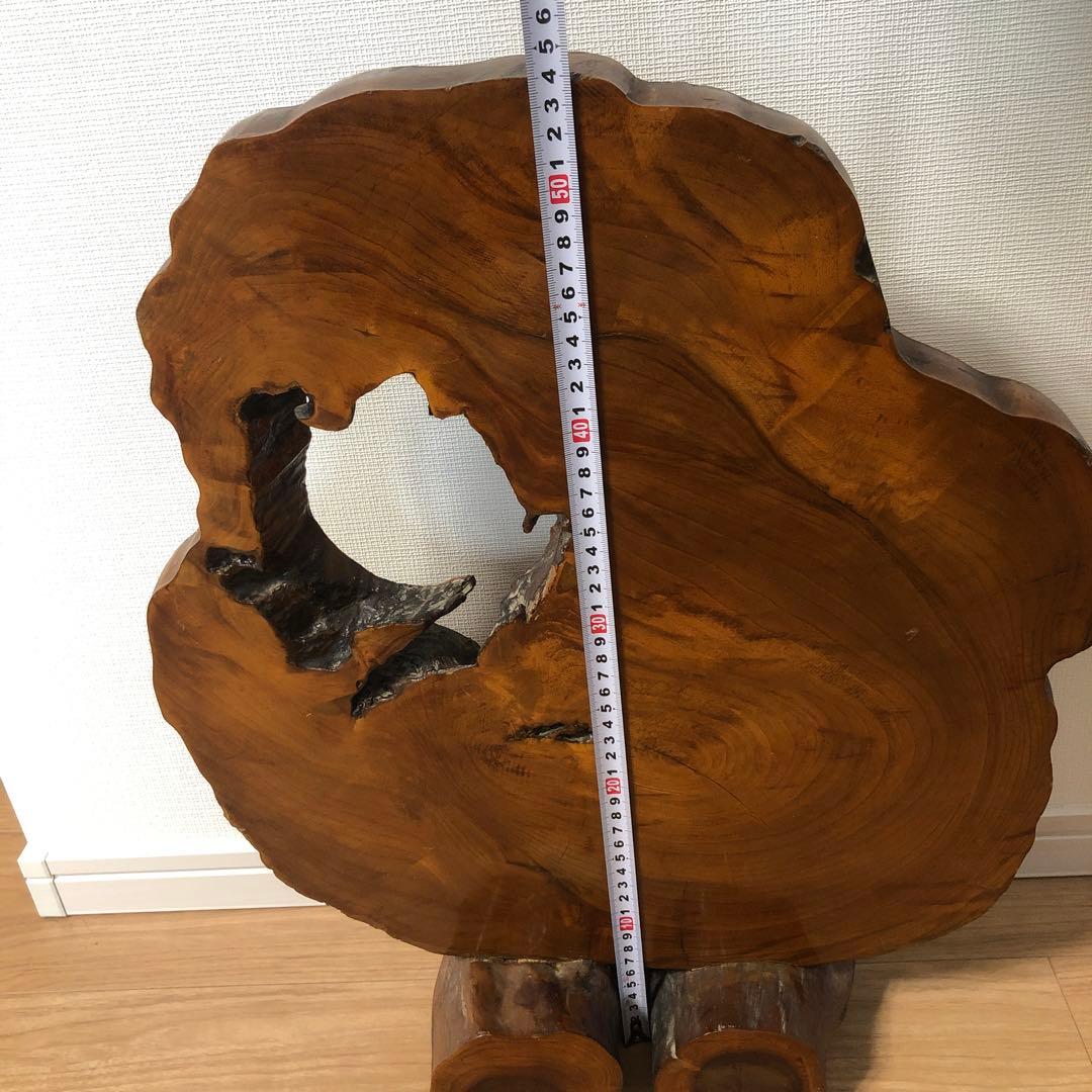 衝立　自然木一枚板の衝立　置物　骨董品