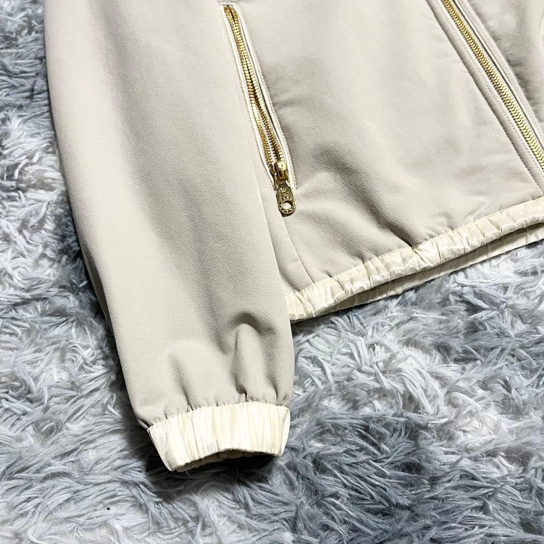 MARK&LONA 中綿フリースジャケット　ナイロン　切替　ブルゾン　38