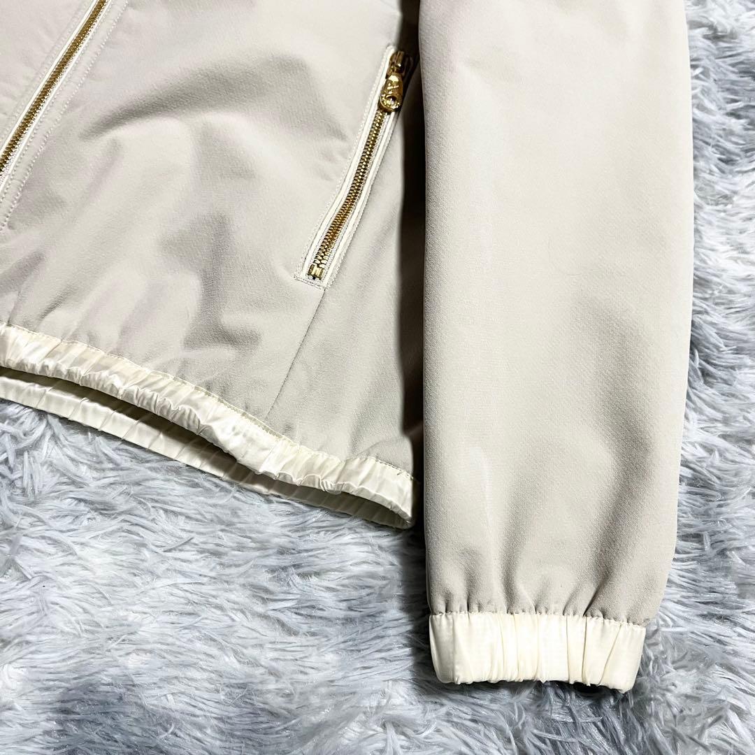 MARK&LONA 中綿フリースジャケット　ナイロン　切替　ブルゾン　38