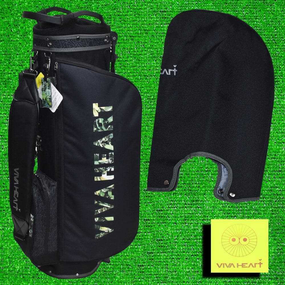 m*l様 VIVA HEART/ゴルフ キャディバッグ９型【ブラック】新品！