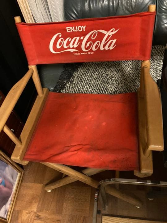 値下げしました！木製ディレクターチェアー2個セット