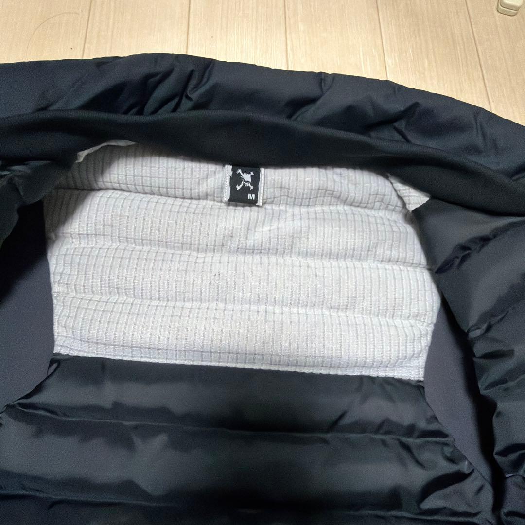 オークリー　ゴルフ　スカル　ダウンジャケット　ブラック　M