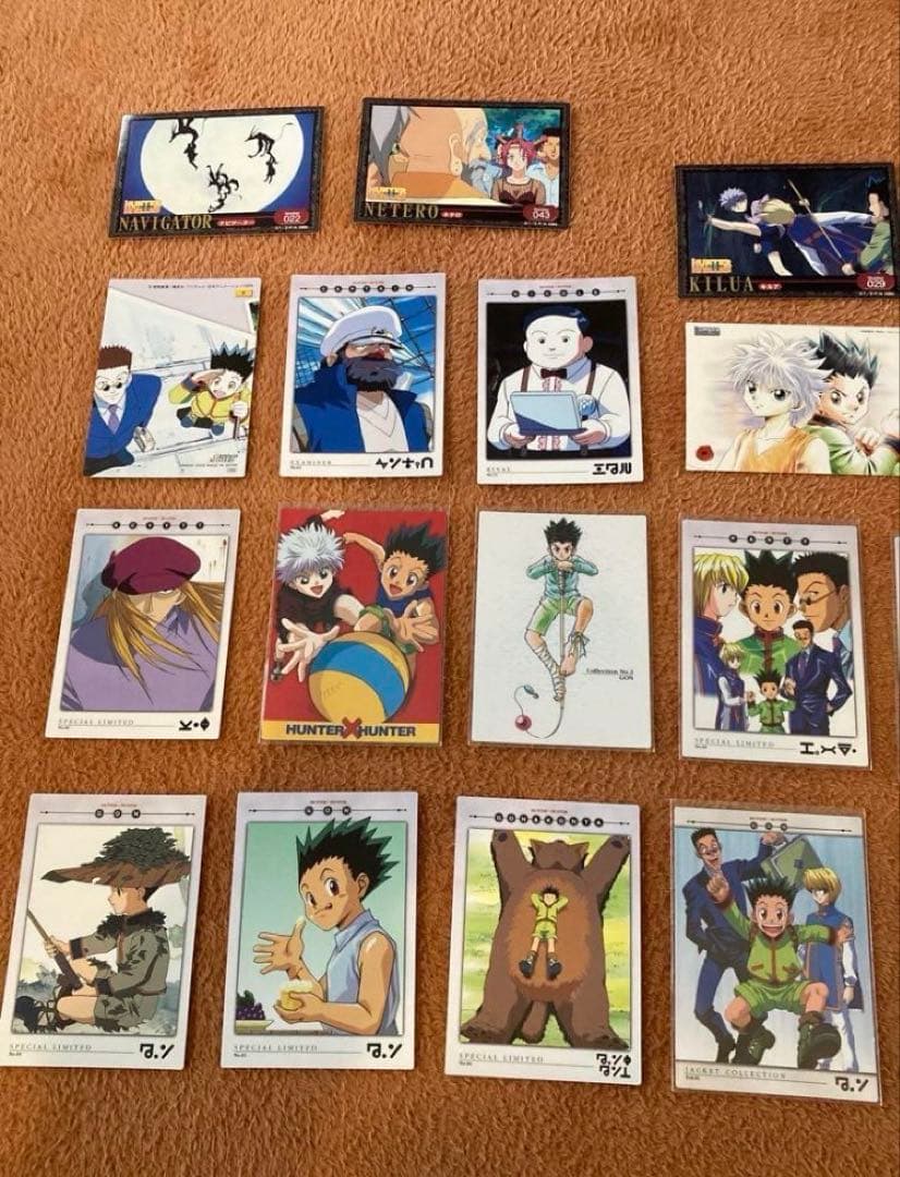 旧アニメ　HUNTER×HUNTERグッズまとめ売り　トレカ　フィギュア　CD
