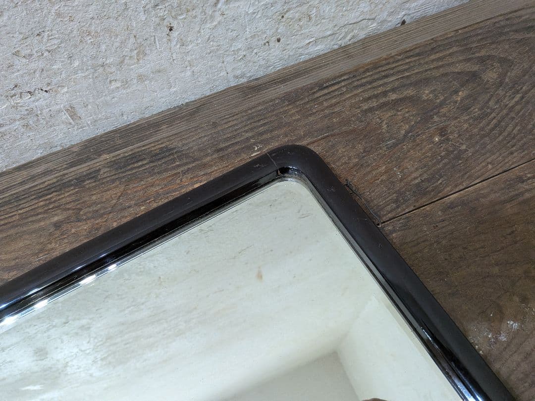 1126 ③アンティーク　大正ロマン　ウォールミラー　壁掛け式　鏡　姿見　レトロ