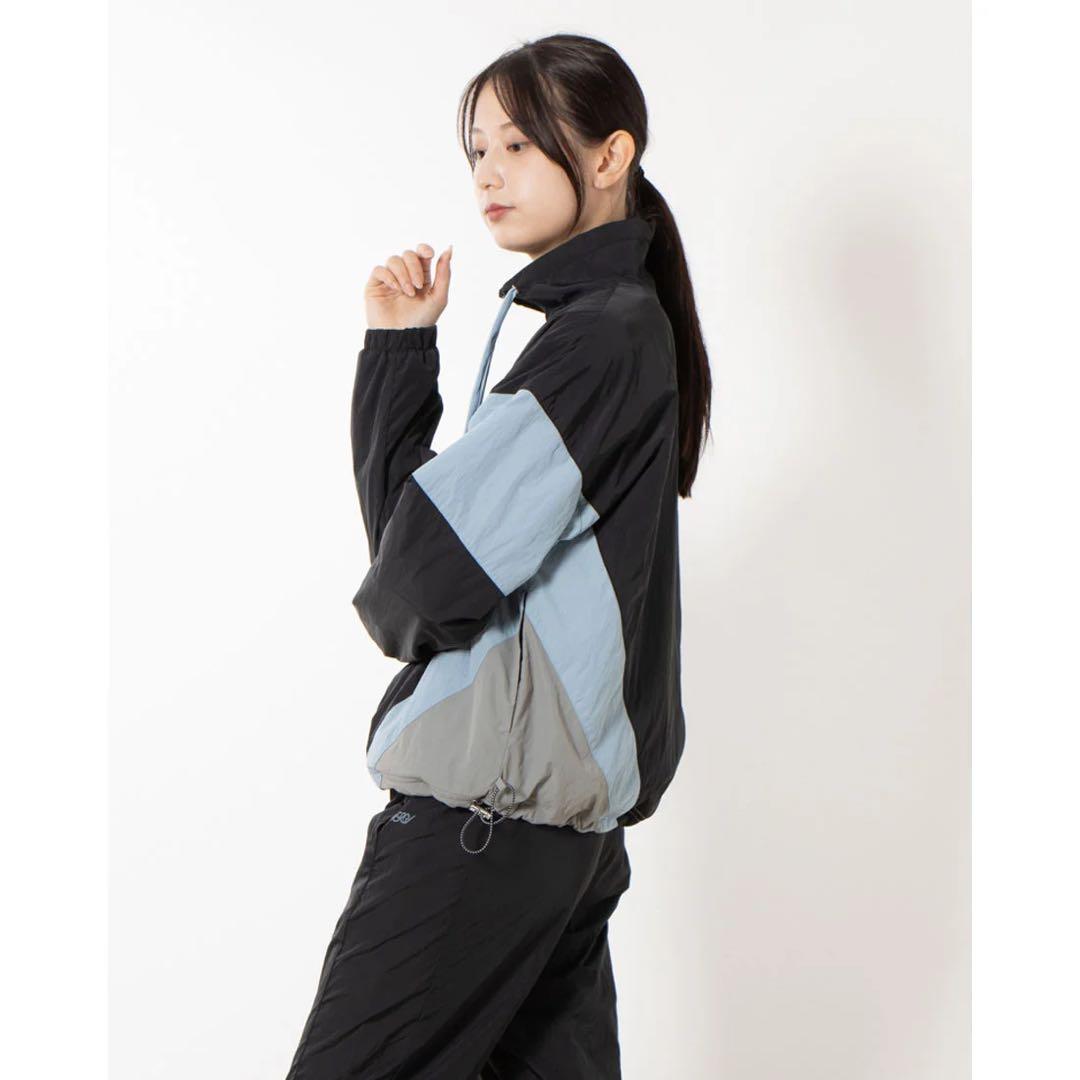 NERGY JAPAN ウィンドブレーカー 裏トリコット 上下セット ヨガウェア