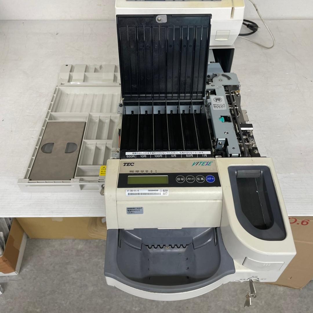 東芝テック 電子レジスター POSレジ QT-100 店舗用品 ② J0754