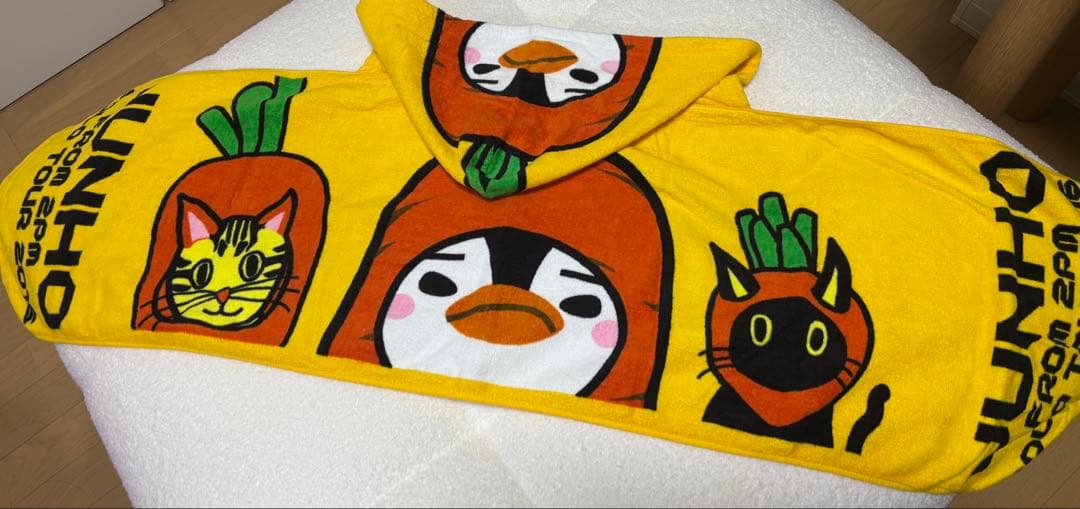 2PM　ジュノ　JUNHO　フード付きタオル　ペンペン　2セット