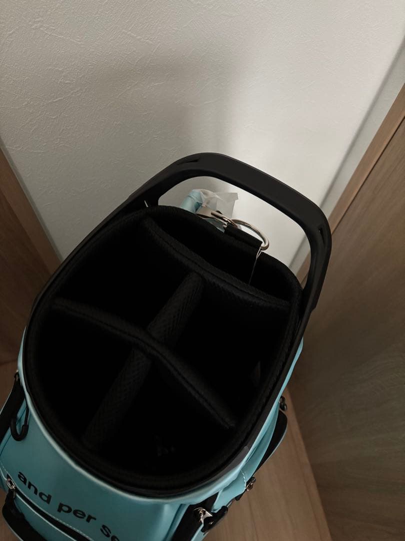 and per se アンパスィ キャディバッグ 2026年モデル　サックス