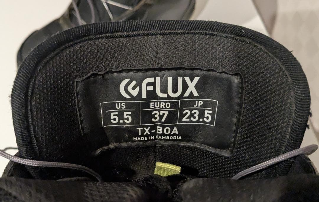 FLUX TX-BOA 23.5cm スノーボードブーツ ブラック