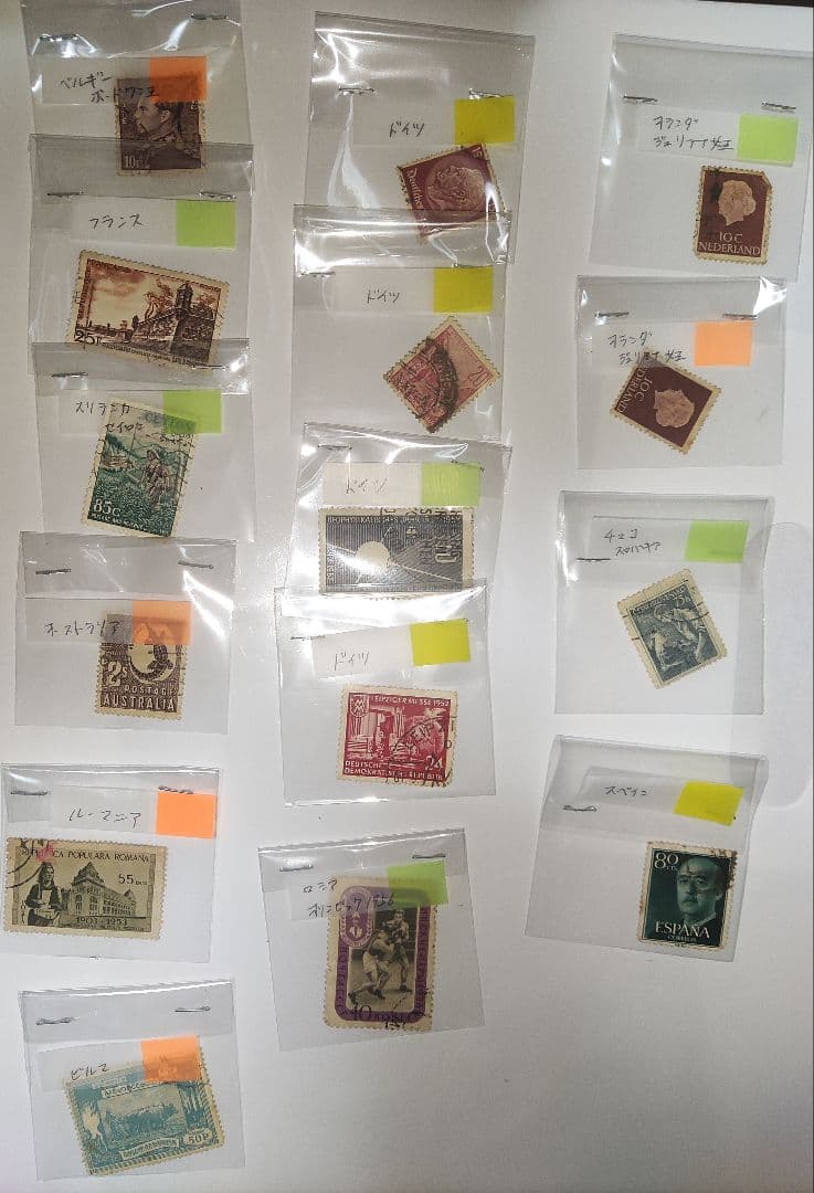 切手セット(米国/英国/中国/ほか外国/日本(オリンピック/記念他)