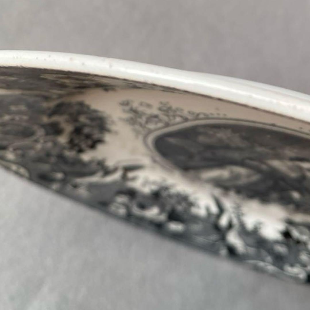 【アンティーク】 聖セシリア プレート グリザイユ フランス