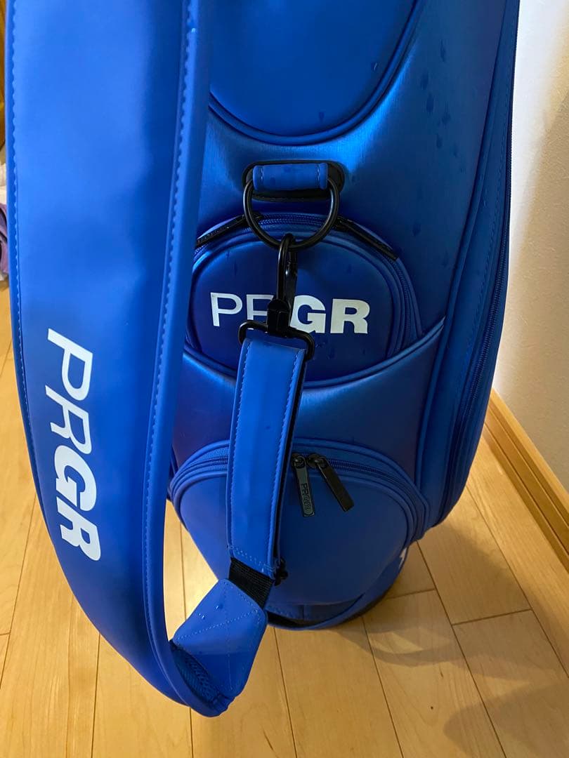 PRGR キャディバッグ 青　　美品