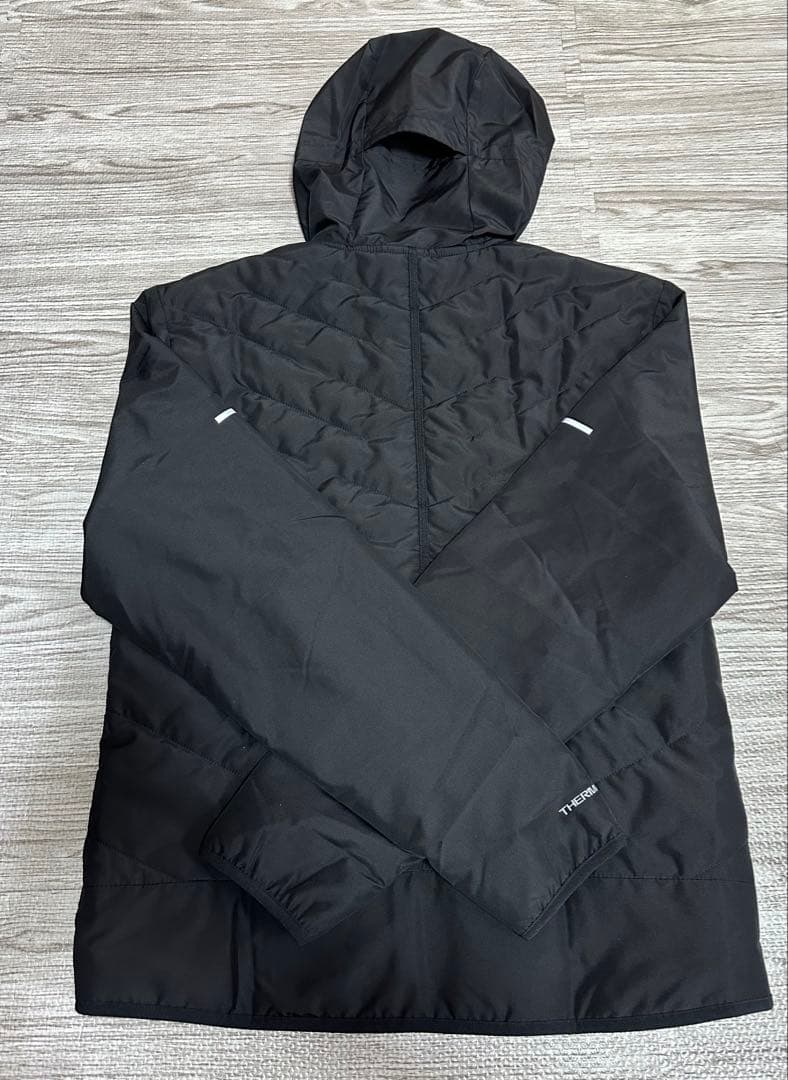 ナイキ ランニングジャケット中綿ジャケットメンズ サイズL黒 ランニングウェア