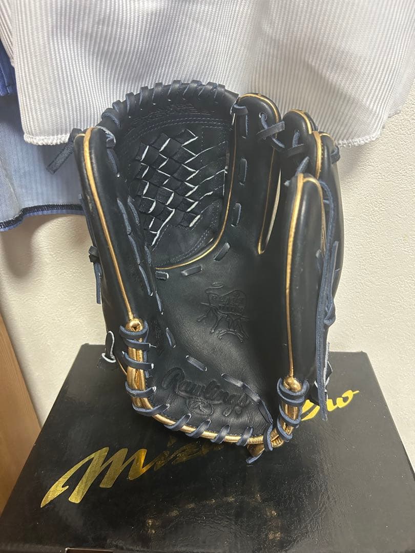Rawlings 軟式グローブ 黒 金