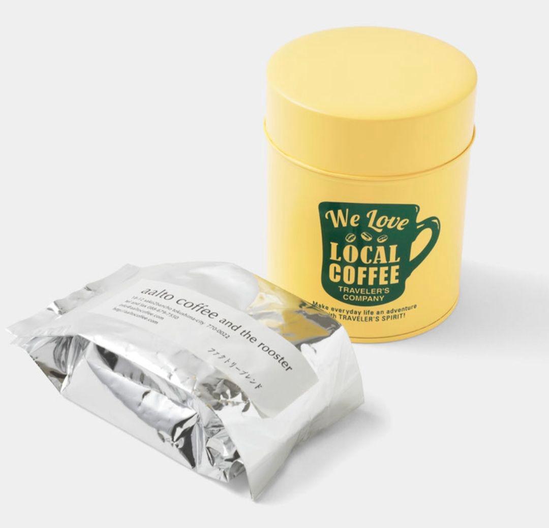 【新品】14周年缶 トラベラーズファクトリー 珈琲豆★巾着袋付き❗