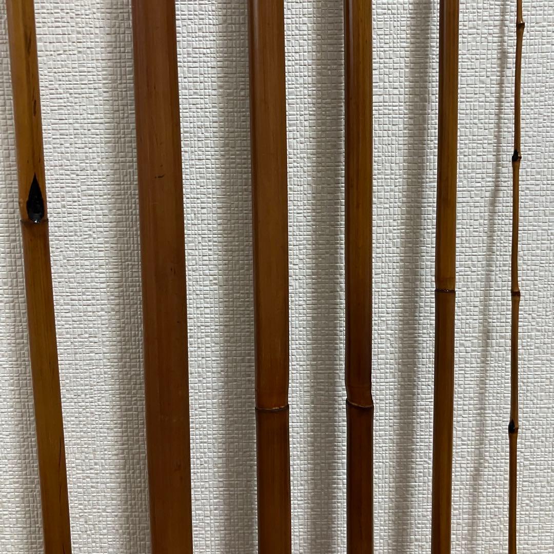 ヤマメ　渓流竿　いなり町　東作　江戸和竿　15.4尺　5本継　金ラベル