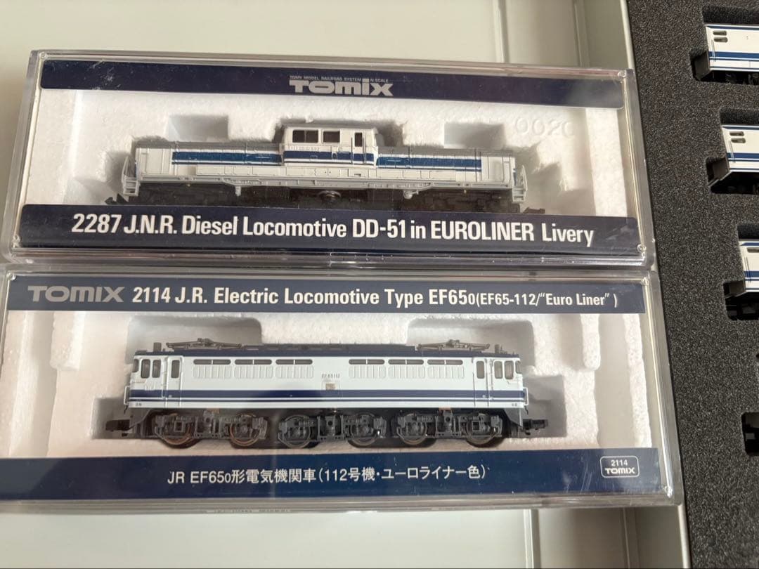 【紗南】JR12系ユーロライナー7両セット EF65 DD-51