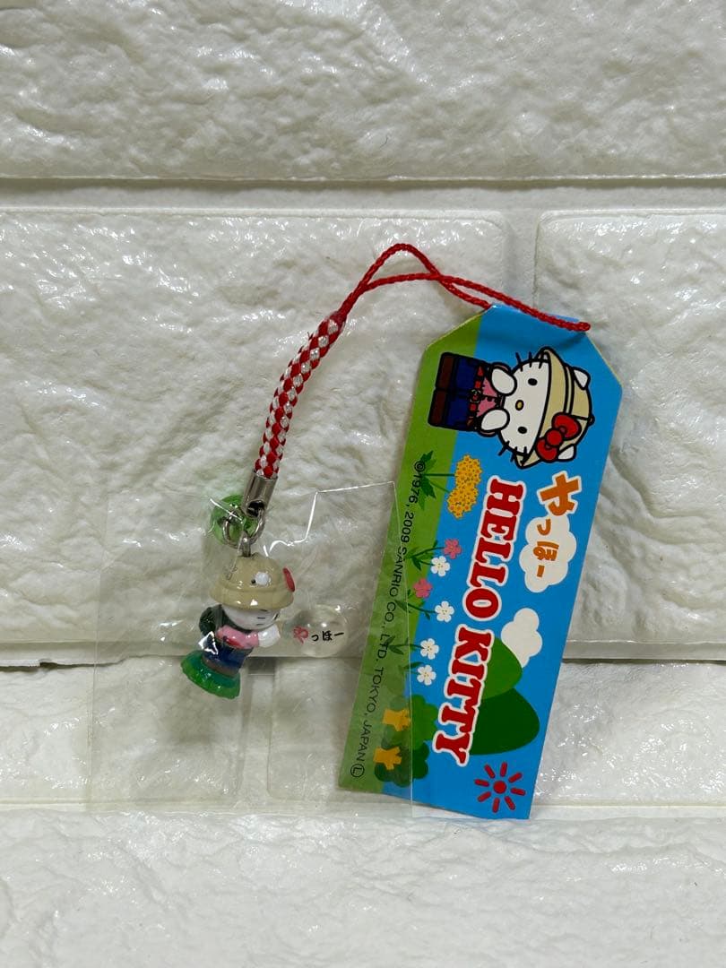 ご当地キティ【絵日記】【ヤッホー】山バージョン 根付ストラップ