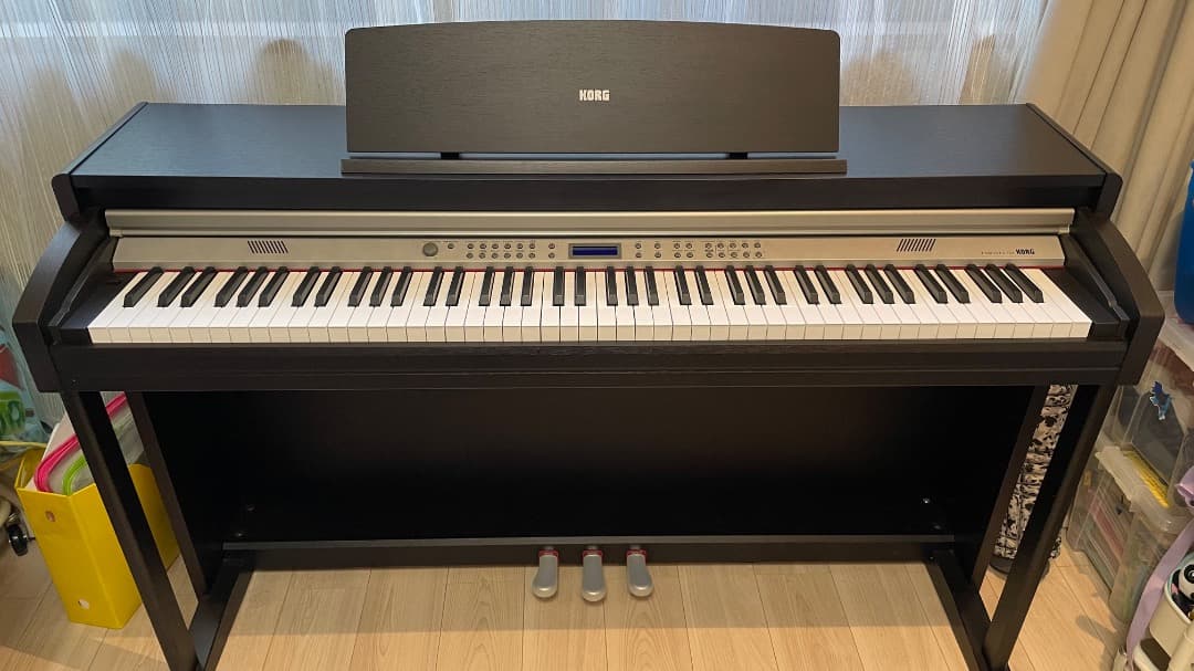 KORG 電子ピアノ ブラック
