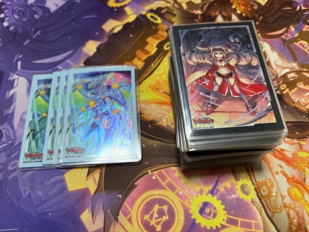 ヴァンガード エバ　デッキ　パーツ　スリーブ付き