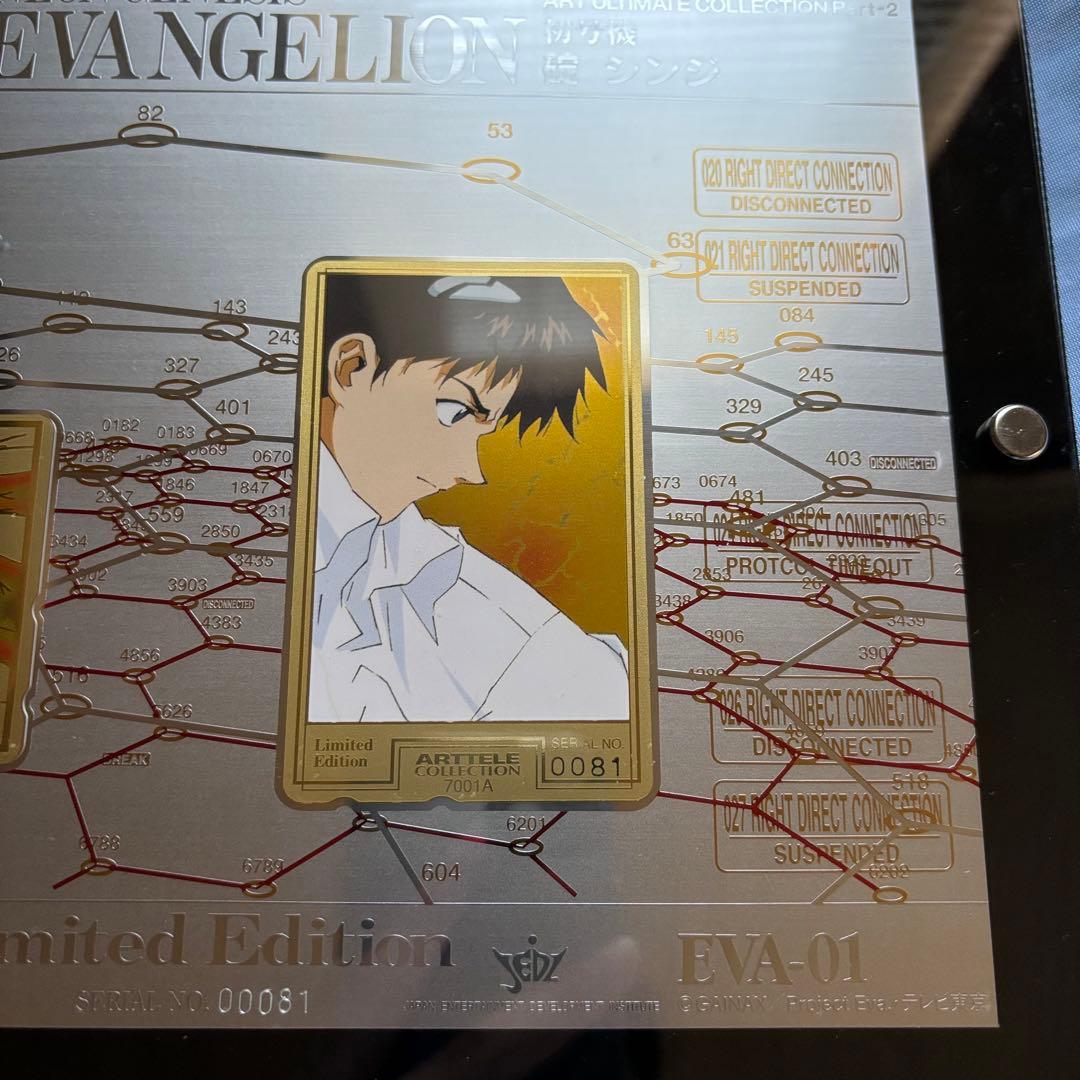 希少　レア　エヴァンゲリオン　限定　トレーディングカード　シリアルナンバー