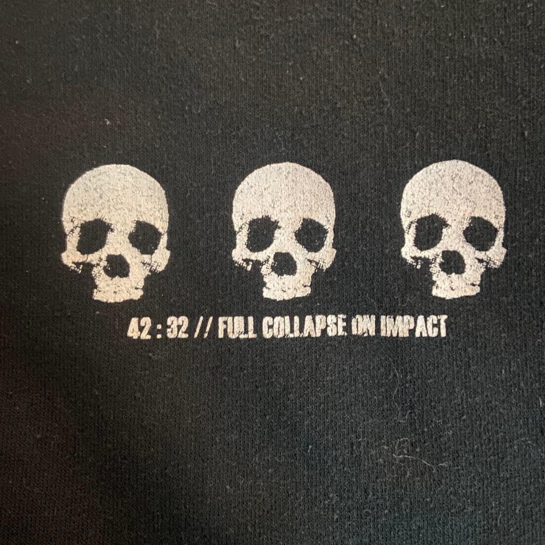 THURSDAY - Full Collapse スカルデザイン フーディー