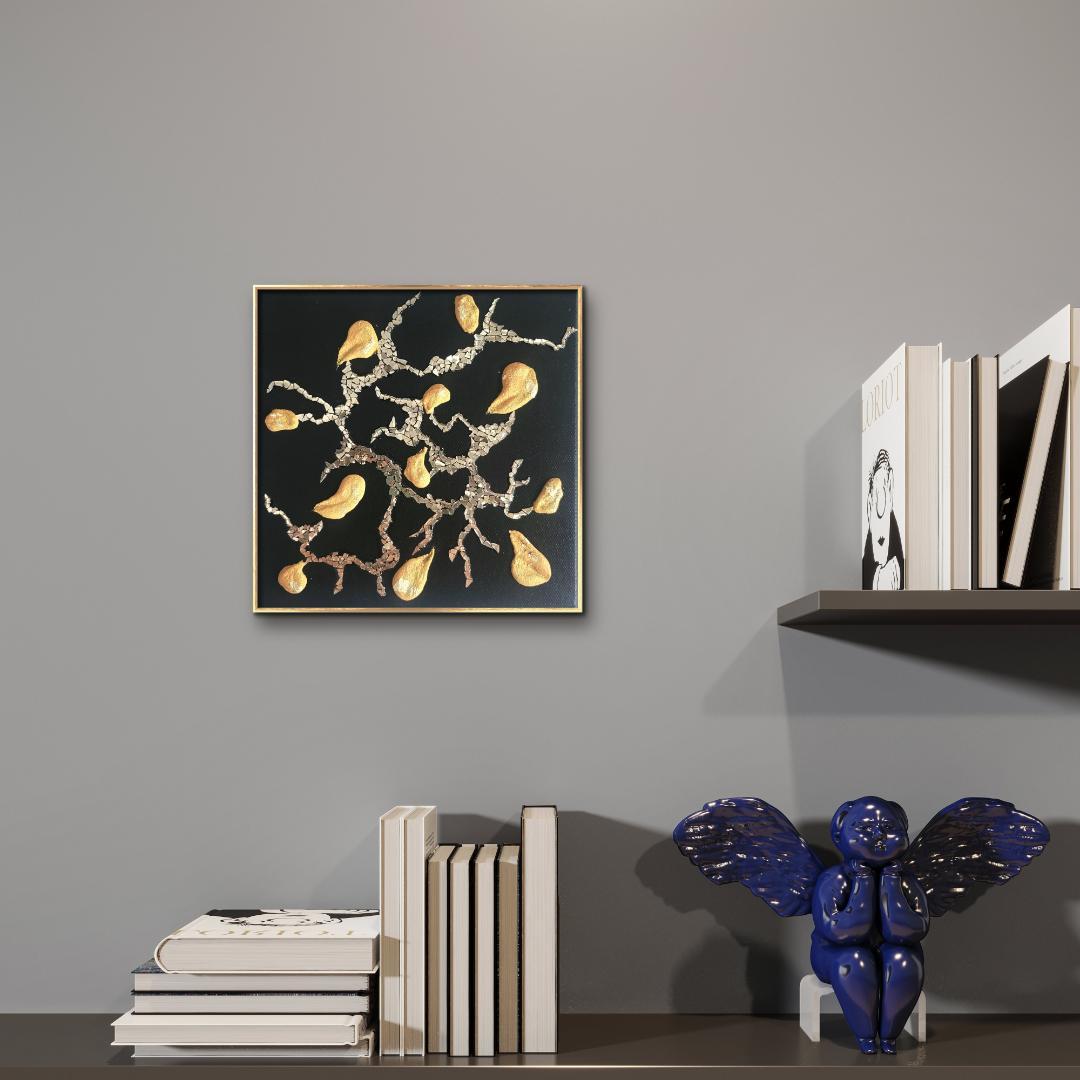 ビッグバンⅡ / テクスチャーアート 18×18㎝ S0 原画1点のみ モダン