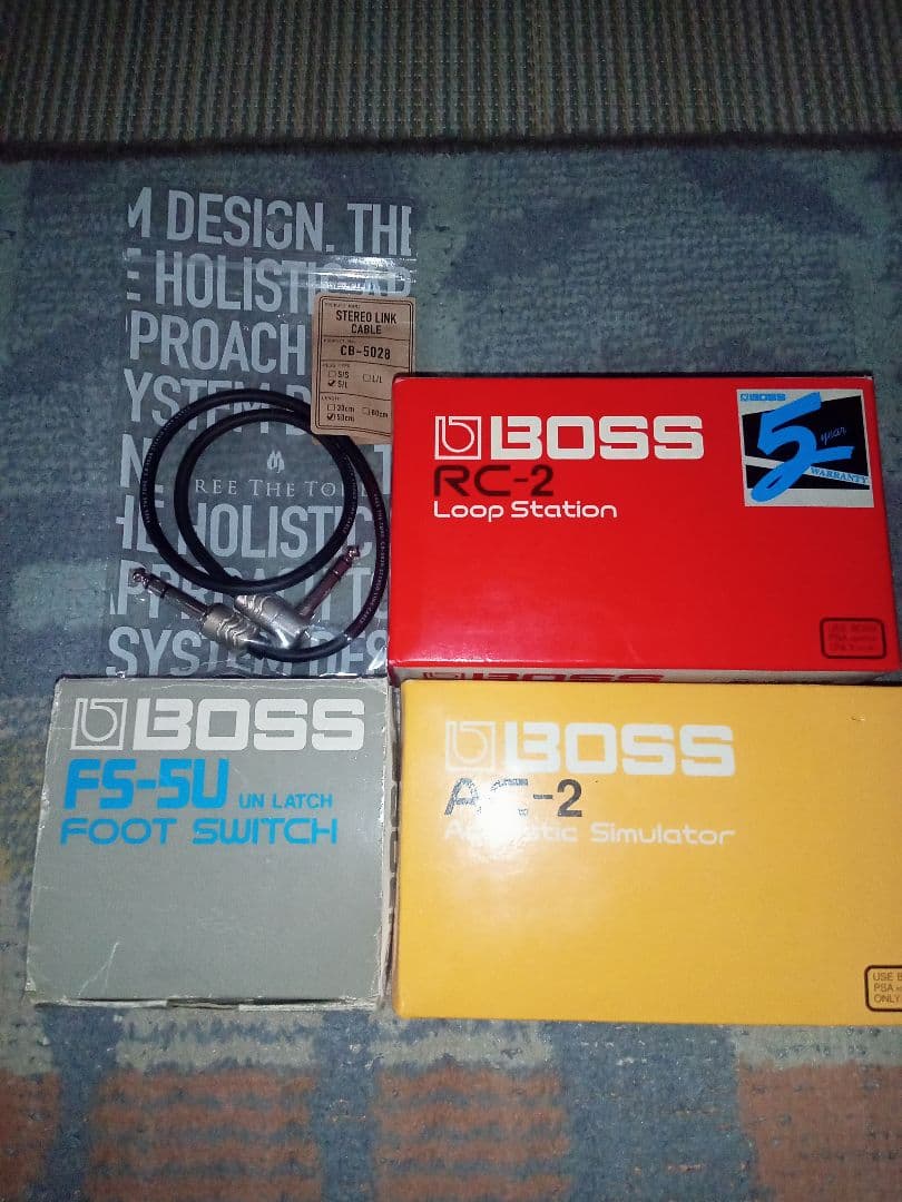 BOSS AC-2 RC-2 FS-5U リンクケーブル