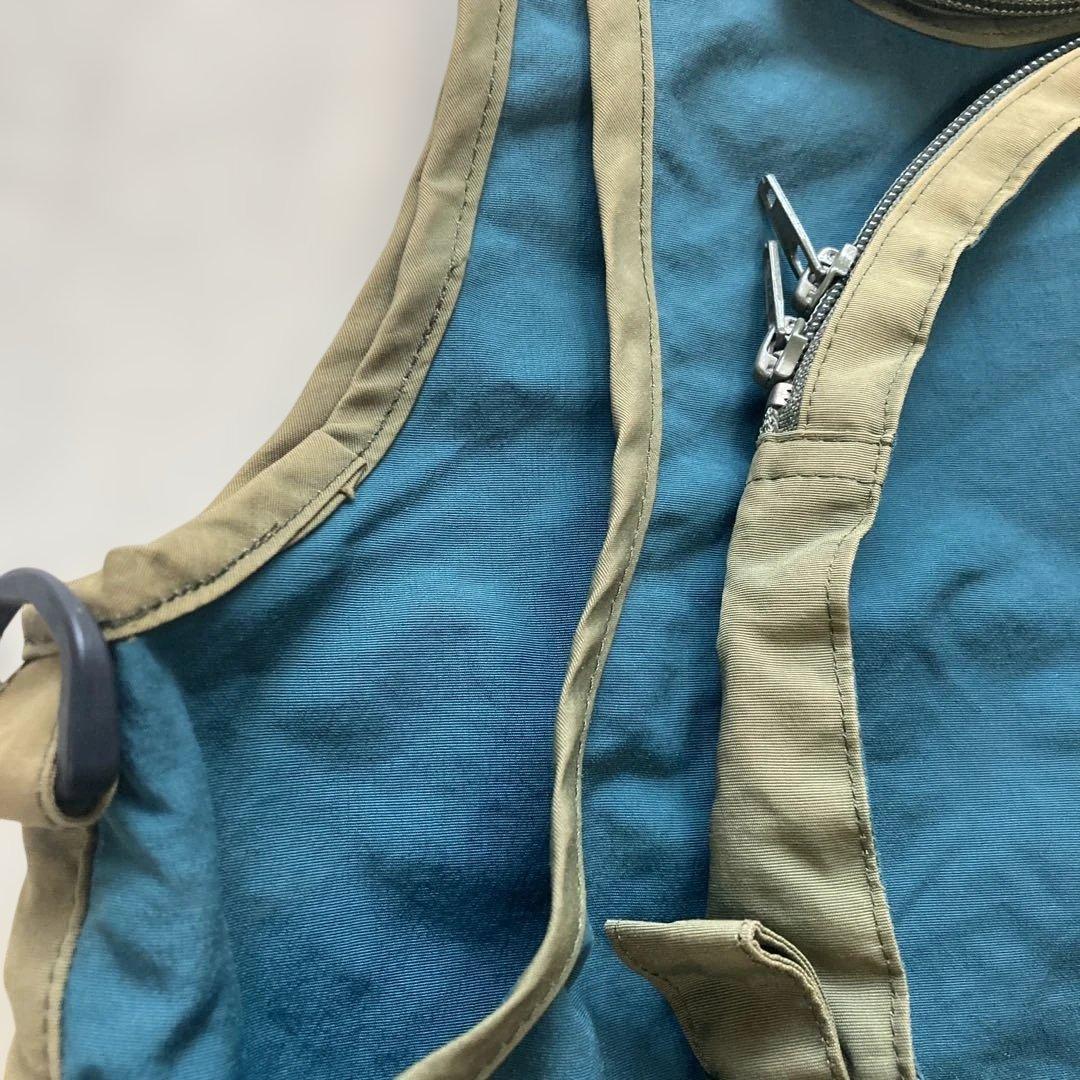 Angler's House フィッシングベスト Mサイズ　ナイロンベスト　古着