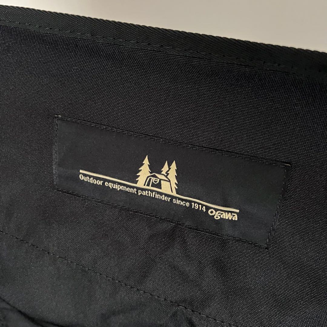 オガワ　ツーアングルチェアS　椅子　アウトドアチェア　キャンプ　ペア　黒