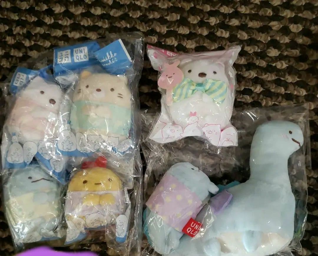 すみっコぐらし　てのりぬいぐるみ等25点セット　限定　ユニクロ　とかげ　しろくま