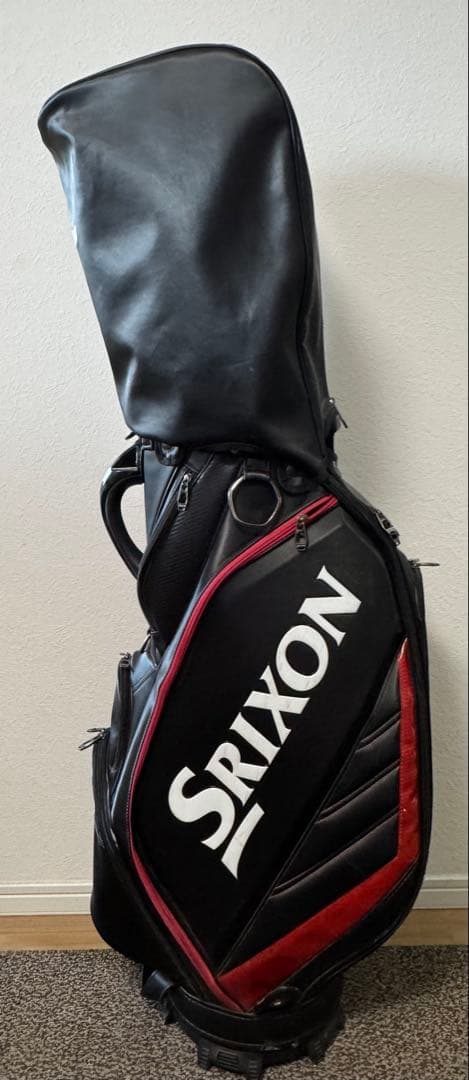 Srixon キャディバッグ ブラック/レッド　中古