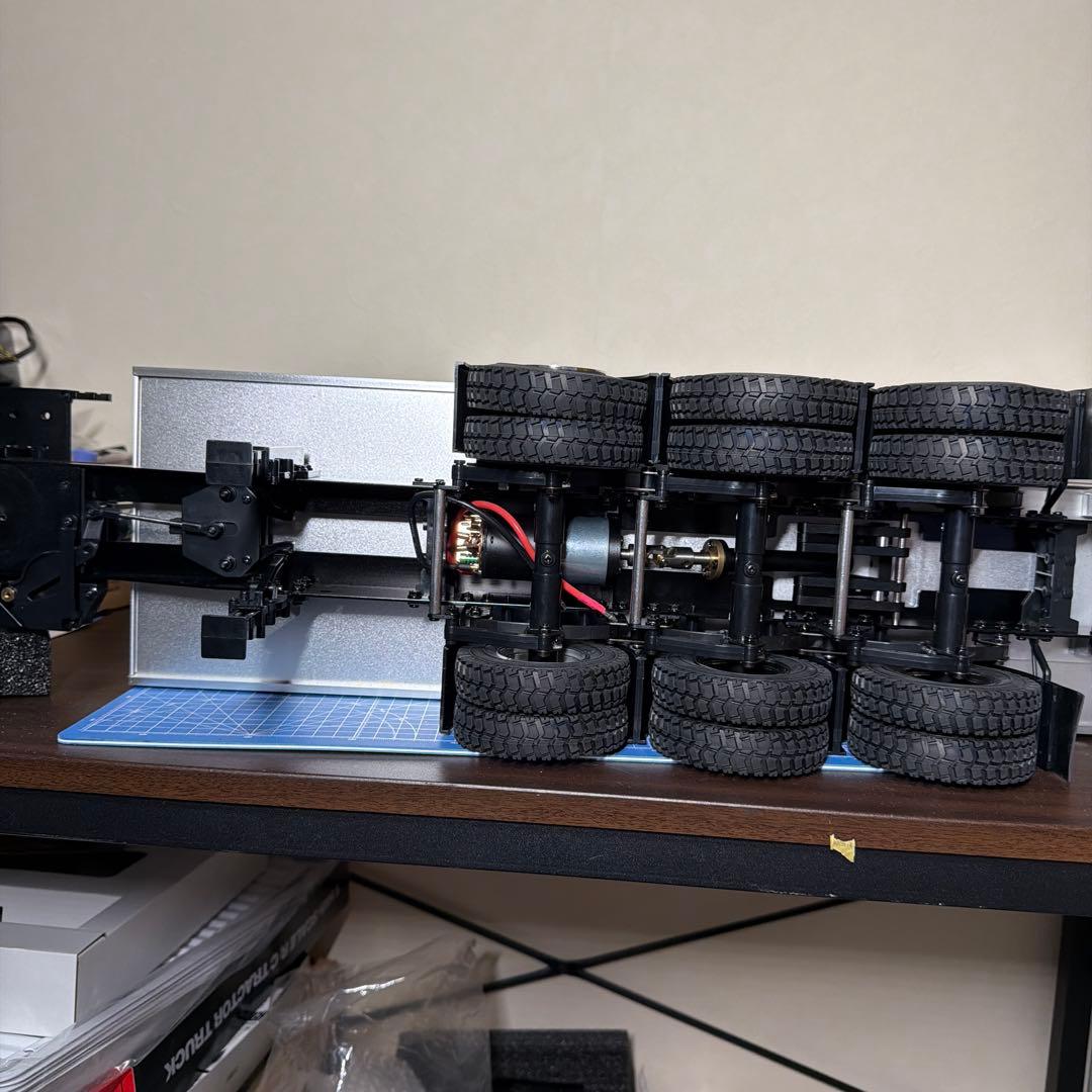 1／14トレーラ3軸ダンプ