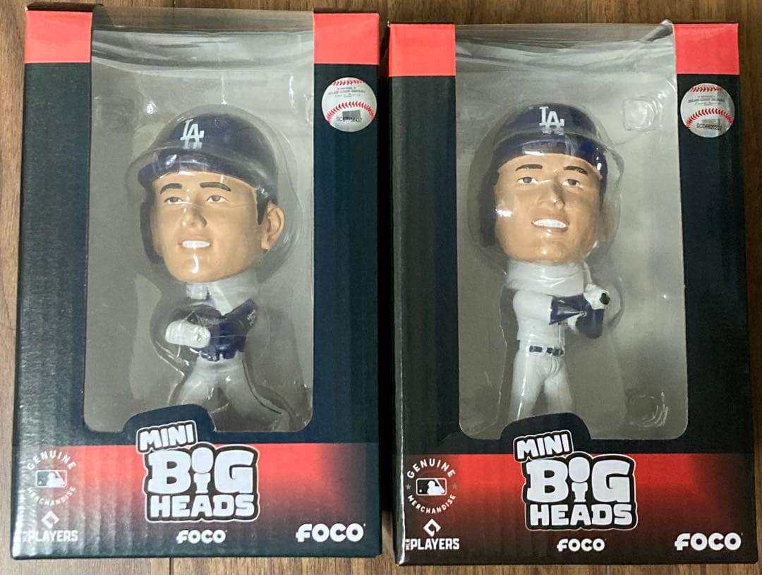 【新品未開封】 FOCO ドジャース 大谷翔平 ホーム・アウェイ ボブルヘッド