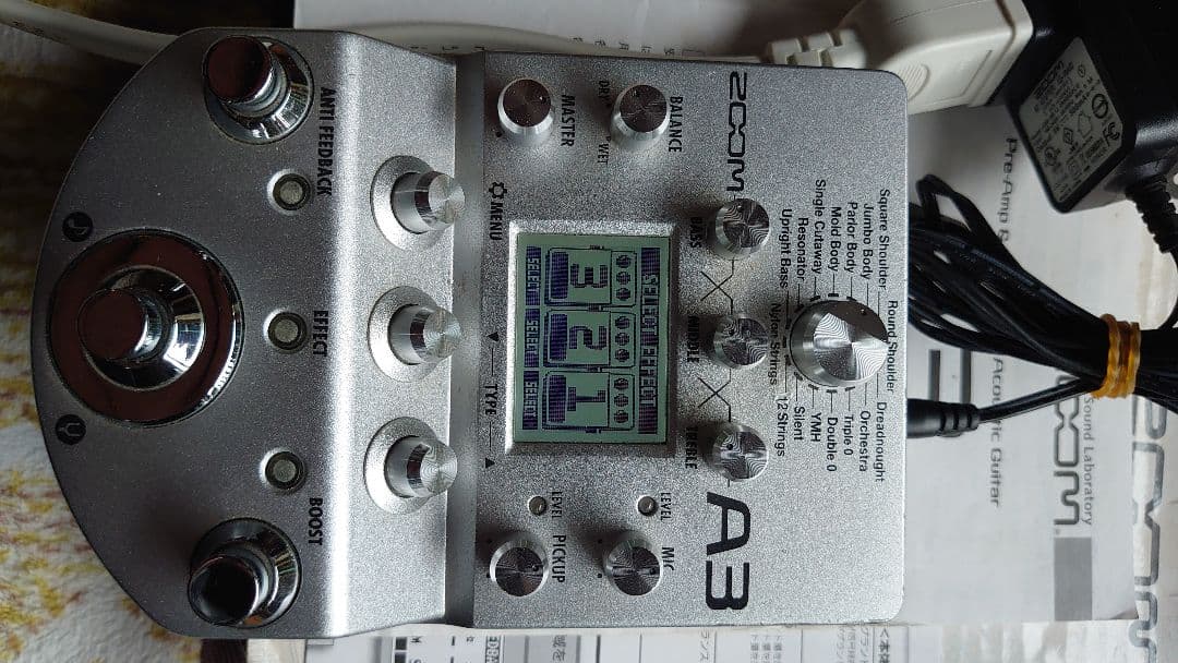 Zoom A3 アコースティックエフェクター
