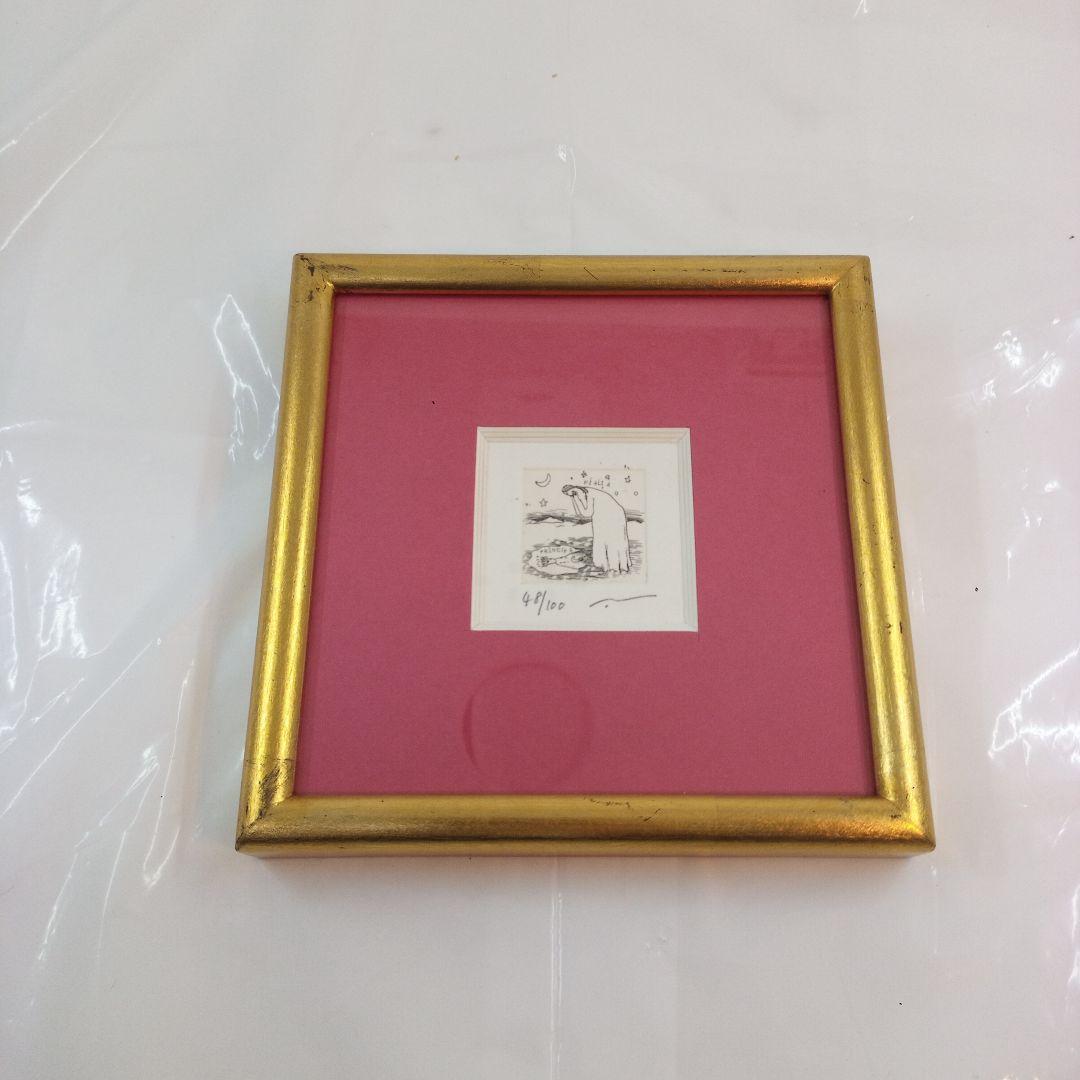 直筆サインペン画　エディションナンバー入り