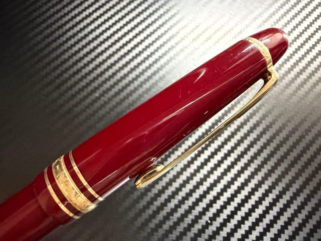 未使用に近い モンブラン マイスターシュテュック 145 ボルドー F 万年筆