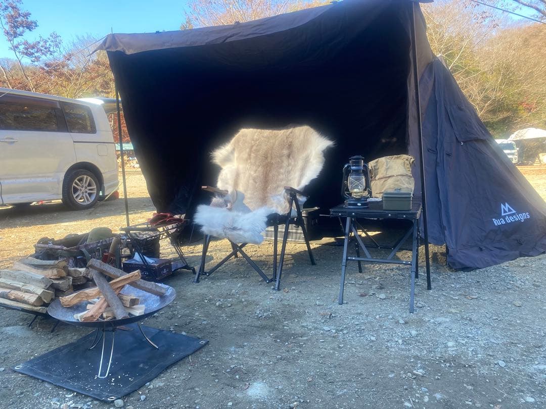 大型パップテント【 値下】trans-EX rua designブラック