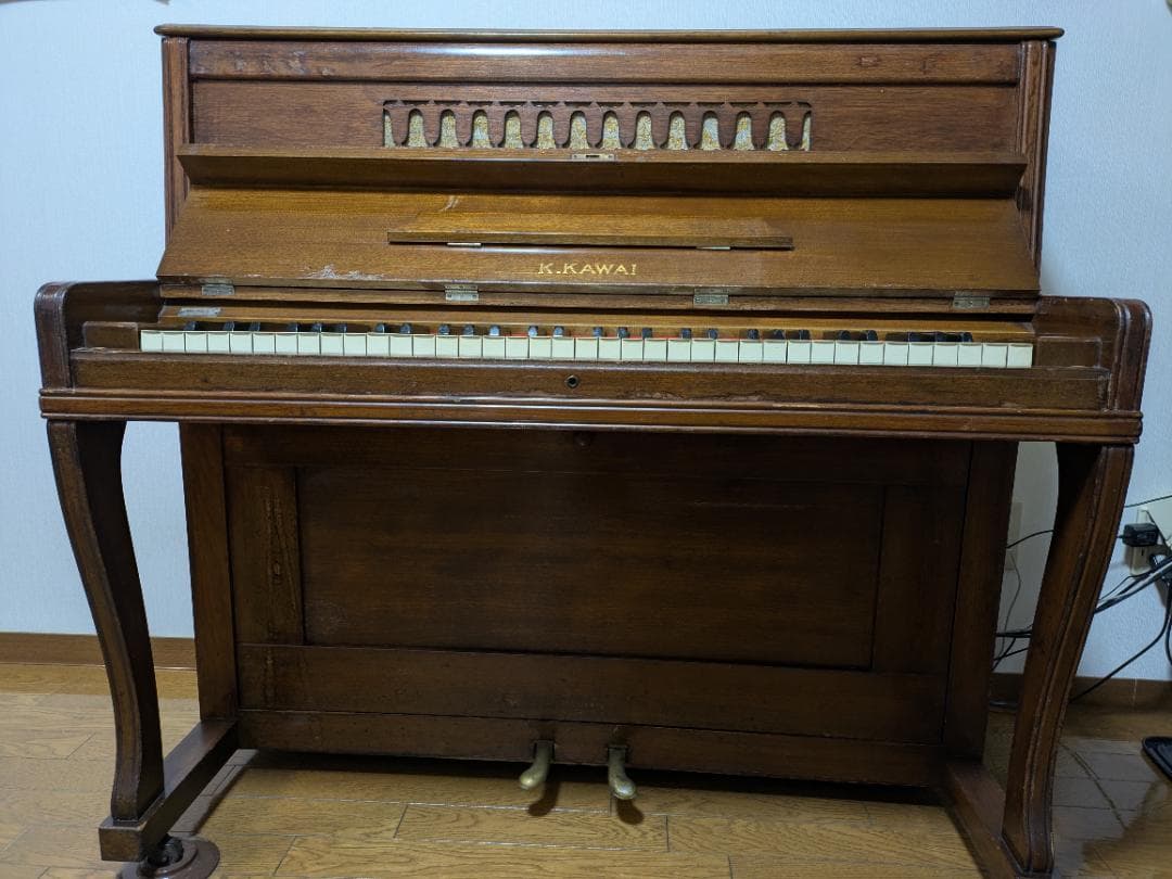 K.KAWAI アップライトピアノ 64鍵 木製