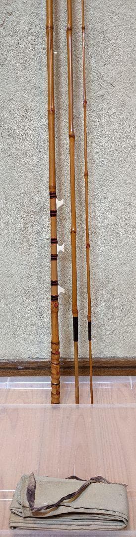 d421019石鯛竿5.2二本仕舞2.0ｍ 総巻き総塗三本継