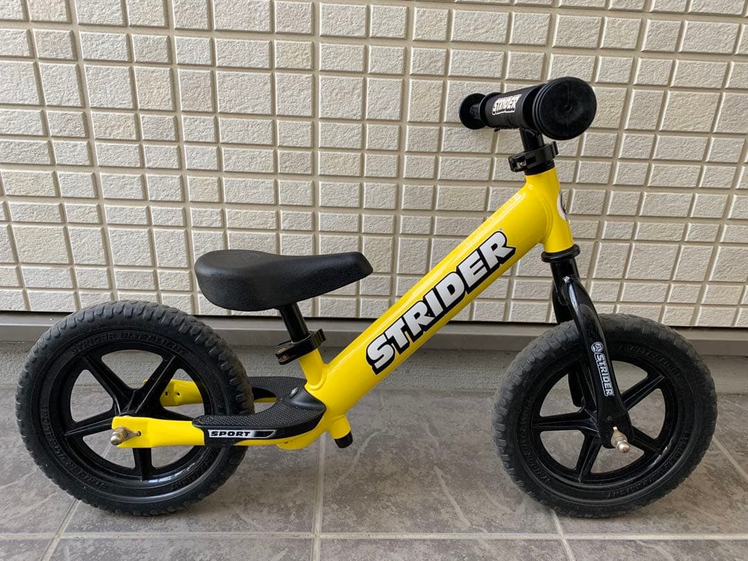 【STRIDER SPORT】イエロー　バランスバイク