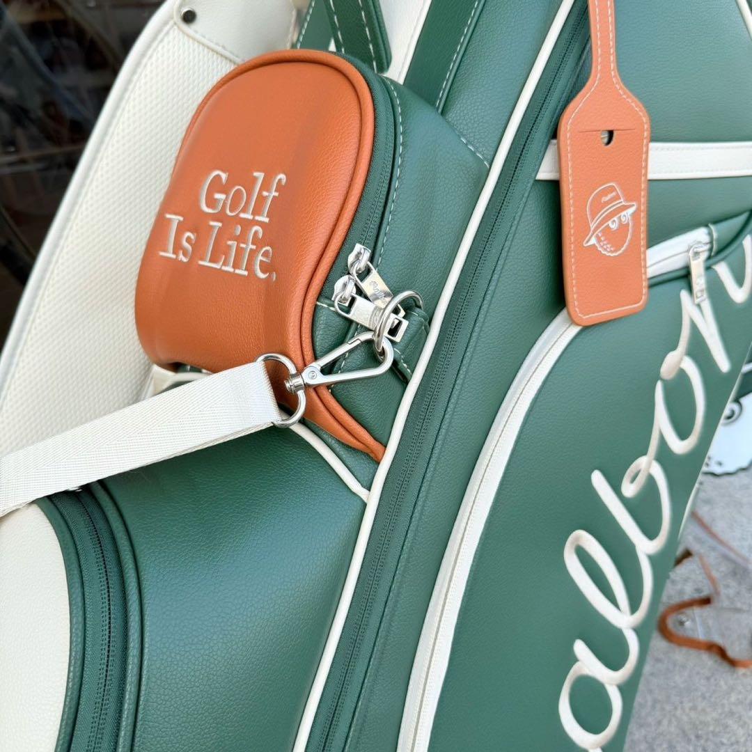 Malbon マルボンゴルフ キャディバッグ ボールバッグ スタンド式 グリーン