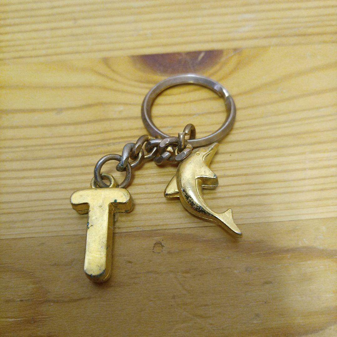 金色イルカ　キーホルダー