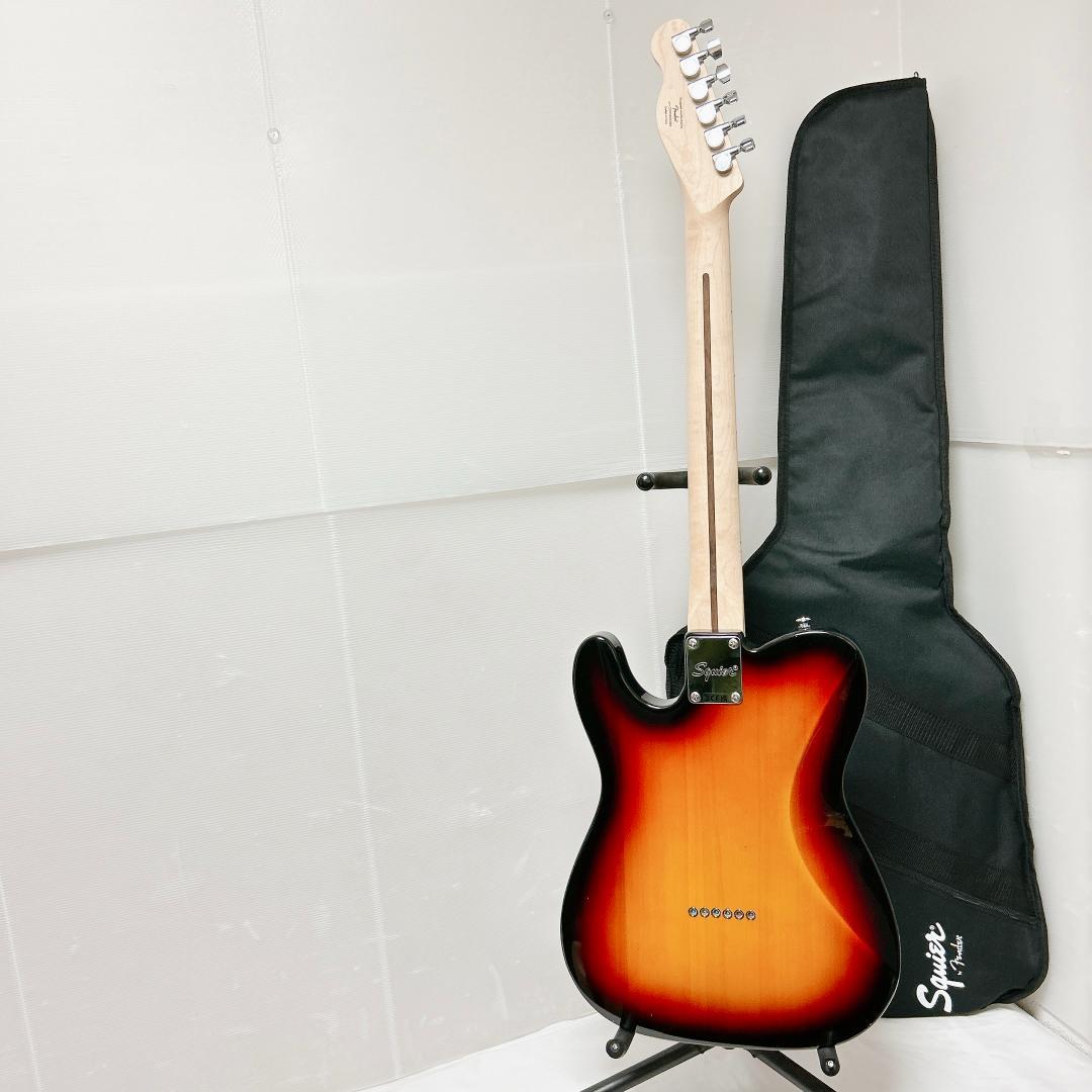美品 Squier スクワイヤー Telecaster サンバースト テレキャス