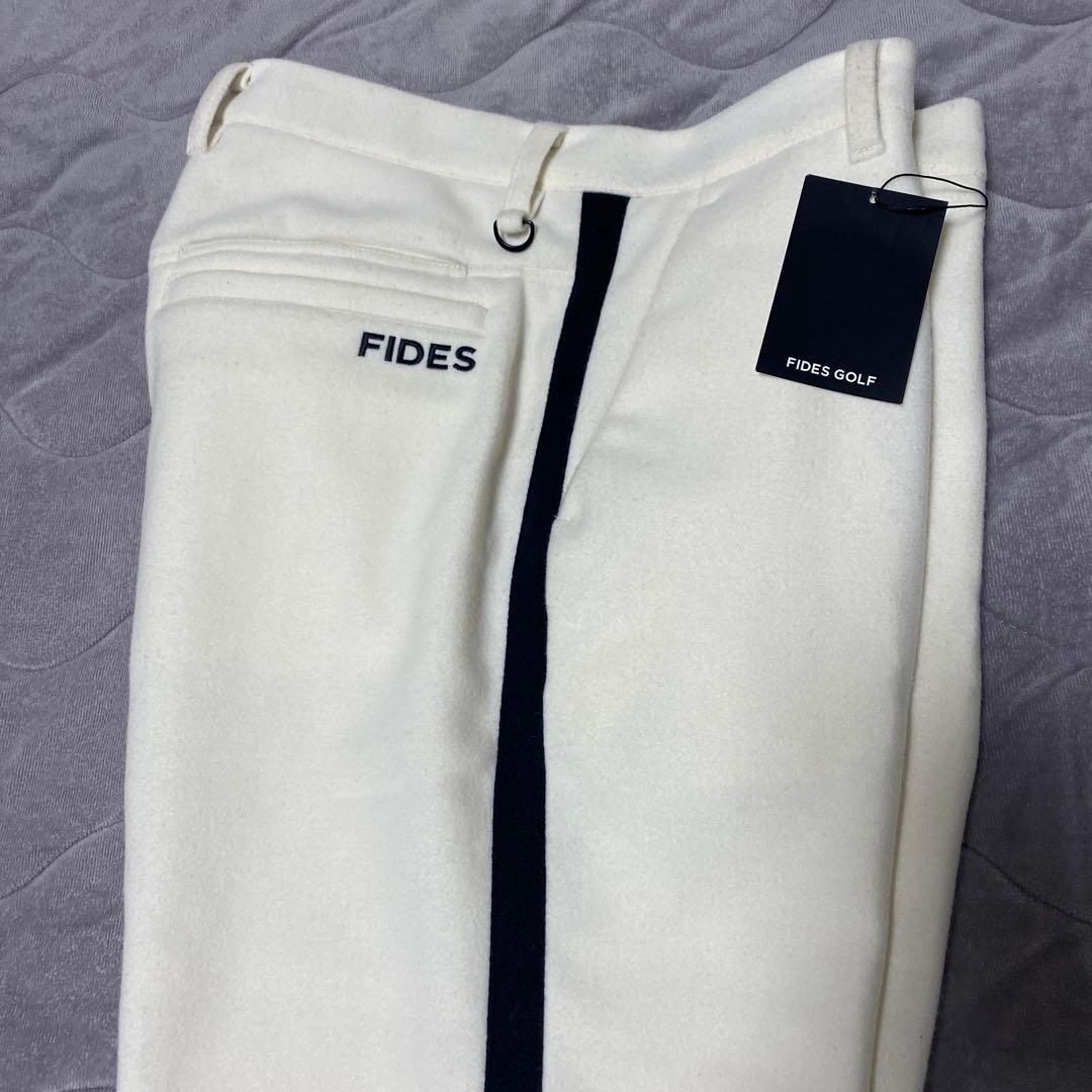 新品★FIDES GOLF フィデス★ウール サイドライン パンツ L ゴルフ