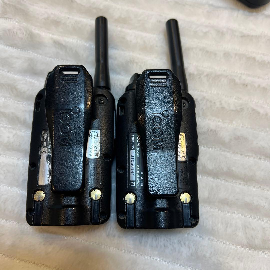 ICOM アイコム IC-4300 2個 BC-200/186 1個　セット