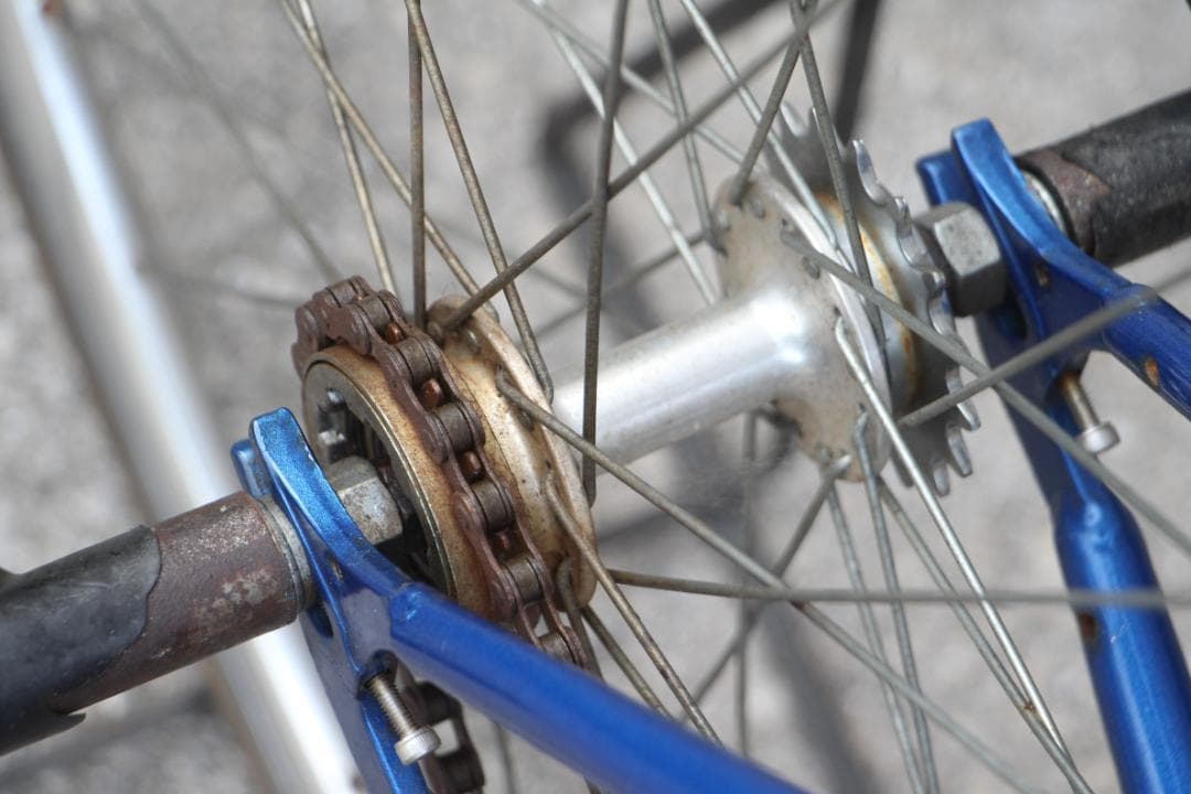 引き取り限定♪絶版車♪AVASTA♪ピストバイク♪お洒落に乗ろう♪ブルーカラー♪